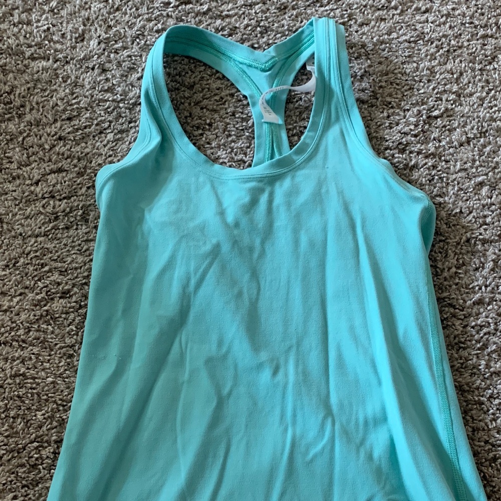 Blue Lululemon Tank